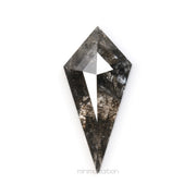 1.49 CT, 13.0 X 6.2 MM | Salt And Pepper Kite Cut Diamond - Minimal Carbon