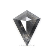 1.54 CT, 11.4 X 8.9 MM | Salt And Pepper Kite Cut Diamond - Minimal Carbon