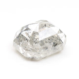 1.61 CT, 6.6 X 5.8 MM | Salt And Pepper Emerald Cut Diamond - Minimal Carbon