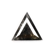 1.27 CT, 10.3 X 9.9 MM | Salt And Pepper Triangle Cut Diamond - Minimal Carbon