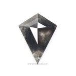 1.58 CT, 11.5 X 8.9 MM | Salt And Pepper Kite Cut Diamond - Minimal Carbon