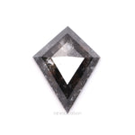 2.13 CT, 12.0 X 9.2 MM | Salt And Pepper Kite Cut Diamond - Minimal Carbon