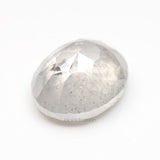 5.09 CT, 11.1 X 9.2 MM | Salt And Pepper Oval Cut Diamond - Minimal Carbon