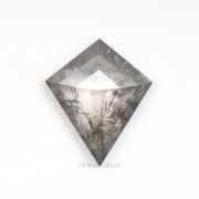 0.97 CT, 9.0 X 7.5 MM | Salt And Pepper Kite Cut Diamond - Minimal Carbon