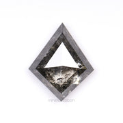 4.05 CT, 13.1 X 11.0 MM | Salt And Pepper Kite Cut Diamond - Minimal Carbon