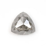1.23 CT, 6.7 X 6.9 MM | Salt And Pepper Trillion Cut Diamond - Minimal Carbon