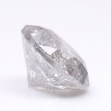 1.54 CT, 7.2 MM | Salt And Pepper Round Brilliant Cut Diamond - Minimal Carbon