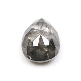 2.88 CT, 10.3 X 7.5 MM | Salt And Pepper Pear Cut Diamond - Minimal Carbon