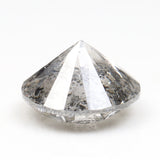 1.08 CT, 6.4 MM | Salt And Pepper Round Brilliant Cut Diamond - Minimal Carbon