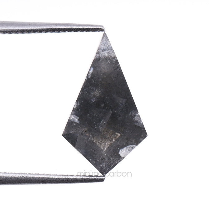 1.79 CT Kite Cut Natural Loose Salt And Pepper Diamond