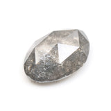 1.56 CT, 9.6 X 6.9 MM | Salt And Pepper Oval Cut Diamond - Minimal Carbon