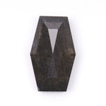 1.35 CT, 8.5 X 5.1 MM | Salt And Pepper Shield Cut Diamond - Minimal Carbon