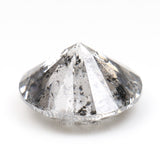 1.05 CT, 6.5 MM | Salt And Pepper Round Brilliant Cut Diamond - Minimal Carbon