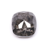 1.16 CT, 6.2 X 5.7 MM | Salt And Pepper Cushion Cut Diamond - Minimal Carbon