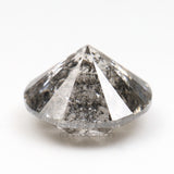 1.14 CT, 6.5 MM | Salt And Pepper Round Brilliant Cut Diamond - Minimal Carbon