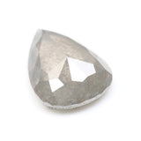 3.74 CT, 12.4 X 9.2 MM | Salt And Pepper Pear Cut Diamond - Minimal Carbon