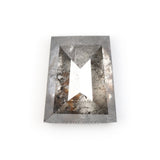 1.73 CT, 7.3 X 6.1 MM | Salt And Pepper Tapered Baguette Cut Diamond - Minimal Carbon