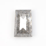 1.26 CT, 6.8 X 4.6 MM | Salt And Pepper Tapered Baguette Cut Diamond - Minimal Carbon