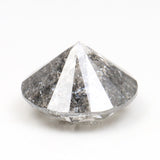 1.08 CT, 6.5 MM | Salt And Pepper Round Brilliant Cut Diamond - Minimal Carbon