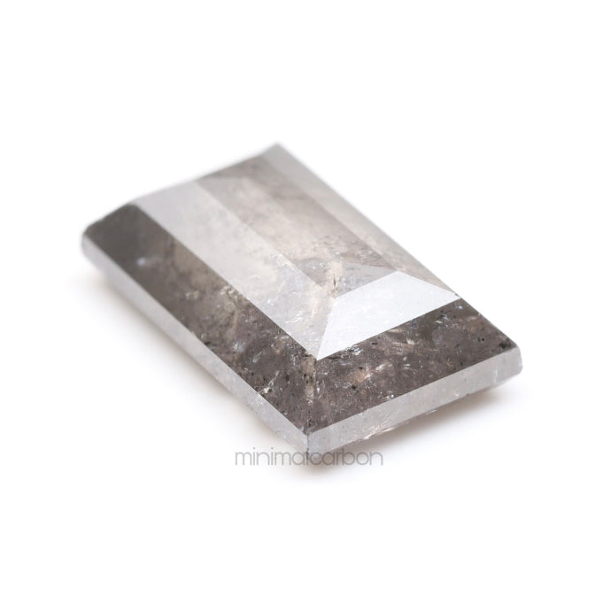 2.15 CT, 9.3 X 5.9 MM | Salt And Pepper Baguette Cut Diamond - Minimal Carbon