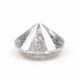 1.50 CT, 7.2 MM | Salt And Pepper Round Brilliant Cut Diamond - Minimal Carbon