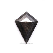 1.63 CT, 11.4 X 8.3 MM | Salt And Pepper Kite Cut Diamond - Minimal Carbon
