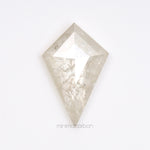 1.71 CT, 12.6 X 8.2 MM | Salt And Pepper Kite Cut Diamond - Minimal Carbon