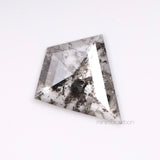 1.32 CT, 12.0 X 10.5 MM | Salt And Pepper Kite Cut Diamond - Minimal Carbon