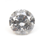 1.08 CT, 6.4 MM | Salt And Pepper Round Brilliant Cut Diamond - Minimal Carbon