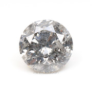 1.08 CT, 6.4 MM | Salt And Pepper Round Brilliant Cut Diamond - Minimal Carbon