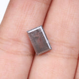2.15 CT, 9.3 X 5.9 MM | Salt And Pepper Baguette Cut Diamond - Minimal Carbon
