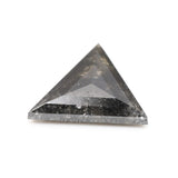1.27 CT, 10.3 X 9.9 MM | Salt And Pepper Triangle Cut Diamond - Minimal Carbon