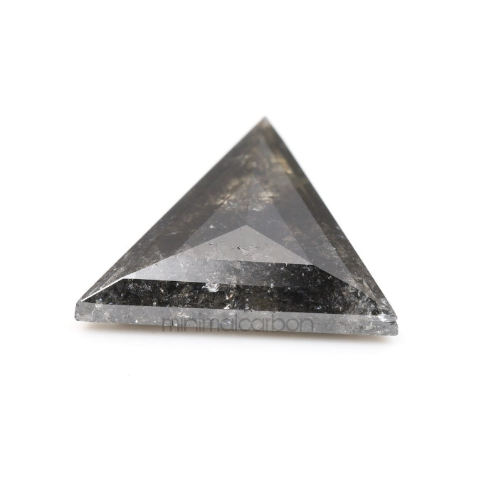 1.27 CT, 10.3 X 9.9 MM | Salt And Pepper Triangle Cut Diamond - Minimal Carbon