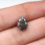 2.88 CT, 10.3 X 7.5 MM | Salt And Pepper Pear Cut Diamond - Minimal Carbon