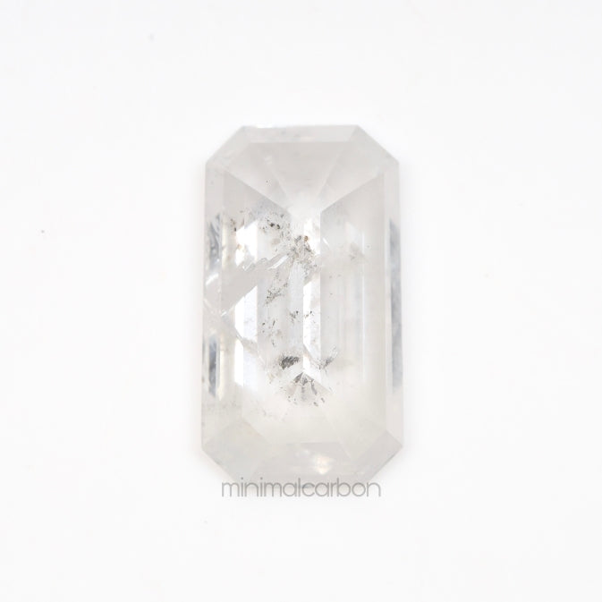 1.80 CT, 11.0 X 6.1 MM | Salt And Pepper Emerald Cut Diamond - Minimal Carbon
