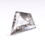 1.32 CT, 12.0 X 10.5 MM | Salt And Pepper Kite Cut Diamond - Minimal Carbon