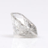 1.50 CT, 7.2 MM | Salt And Pepper Round Brilliant Cut Diamond - Minimal Carbon