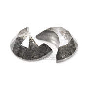 1.37 CT, 7.0 X 5.0 MM | Salt And Pepper Crescent Cut Diamond Pair - Minimal Carbon