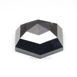 1.59 CT, 8.2 X 7.1 MM | Salt And Pepper Hexagon Cut Diamond - Minimal Carbon
