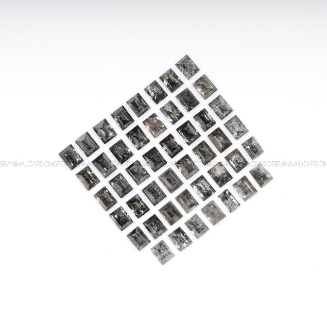 1 CT, 2.0 X 1.5 MM | Salt And Pepper Baguette Cut Diamond