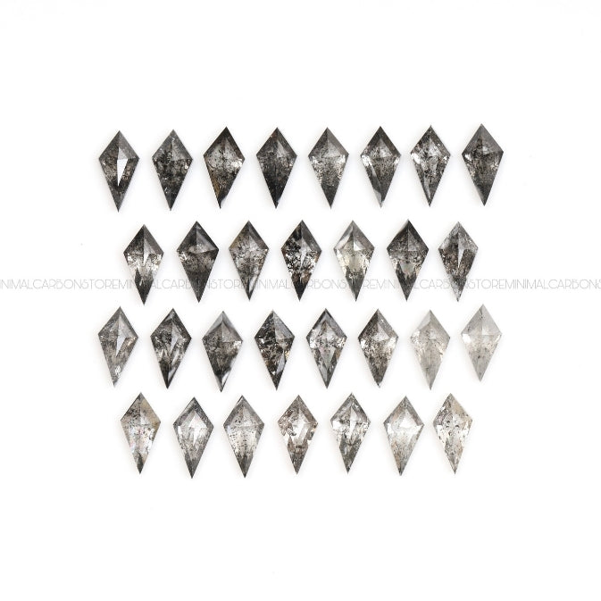 1 CT, 4.0 X 2.0 MM | Salt And Pepper Kite Cut Diamond