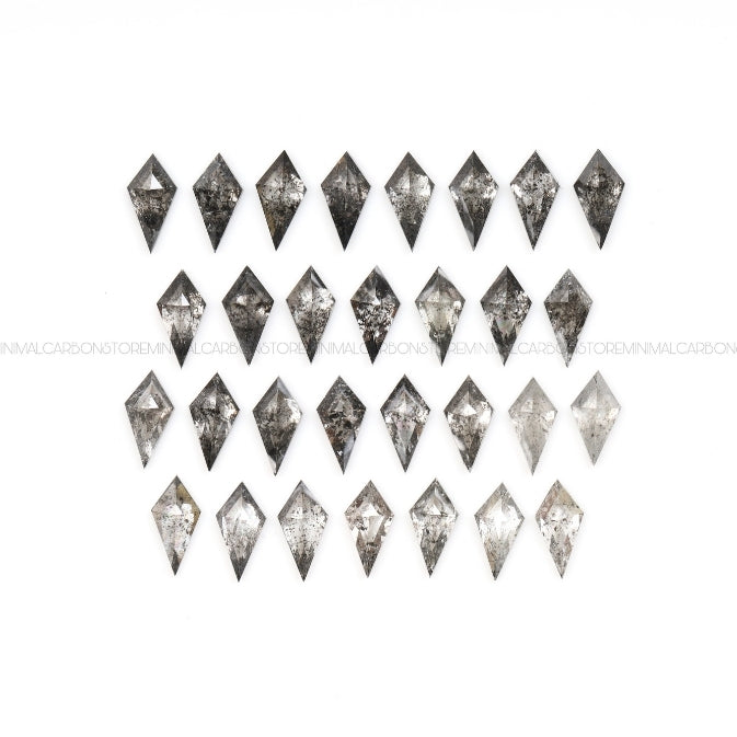 1 CT, 4.0 X 2.0 MM | Salt And Pepper Kite Cut Diamond