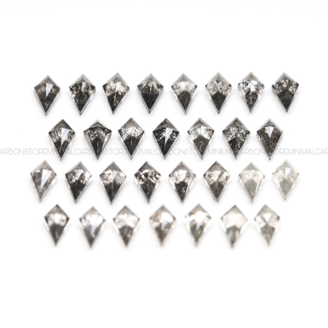 1 CT, 4.0 X 2.0 MM | Salt And Pepper Kite Cut Diamond