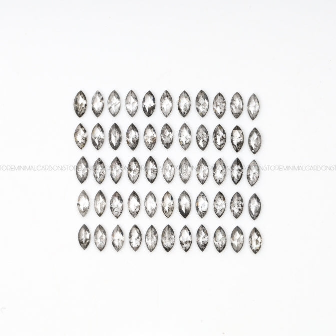 1 CT Salt And Pepper Marquise Cut Diamond