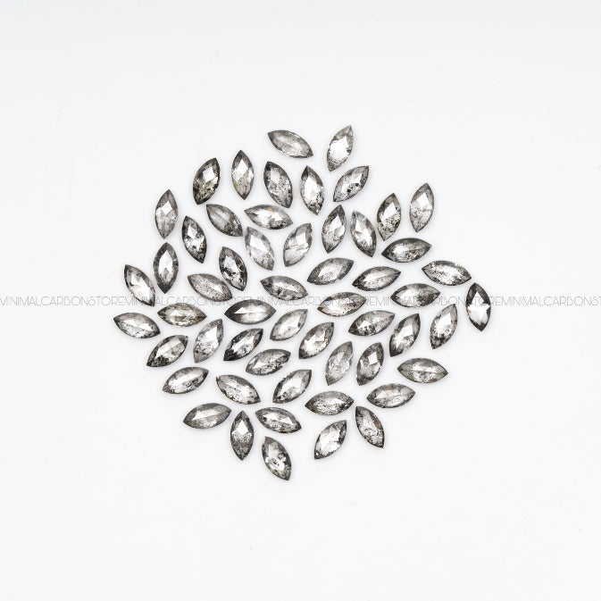 1 CT Salt And Pepper Marquise Cut Diamond