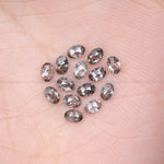 Load image into Gallery viewer, 1 CT, 3.0 X 2.0 MM | Salt And Pepper Oval Cut Diamond
