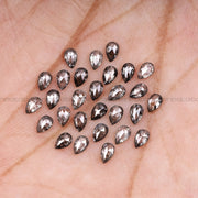 1 CT Salt And Pepper Pear Cut Diamond
