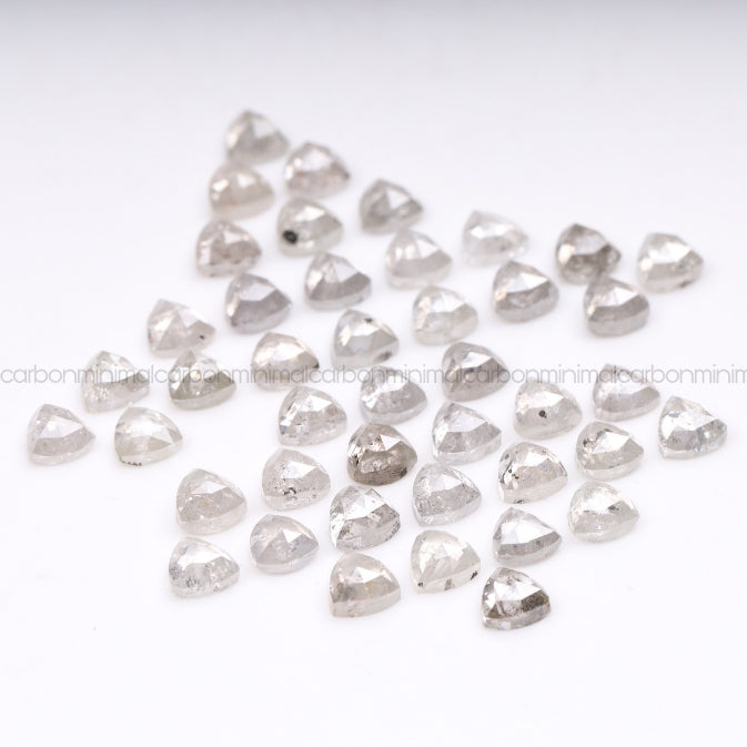 1.0 CT, 3.0 MM | Salt And Pepper Trillion Cut Diamond