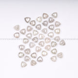 1.0 CT, 3.0 MM | Salt And Pepper Trillion Cut Diamond