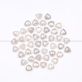 1.0 CT, 3.0 MM | Salt And Pepper Trillion Cut Diamond